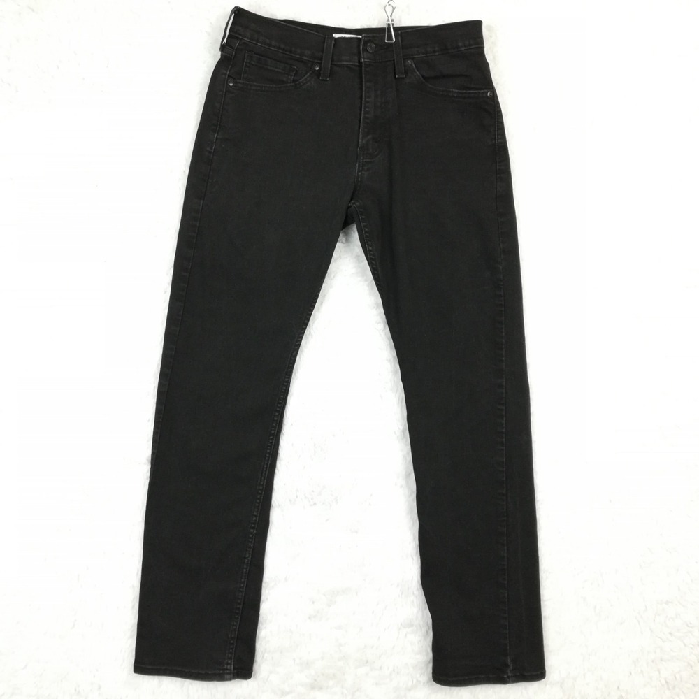Denizen‎ Levi's Mens Jeans 232 Slim Straight Leg Black Wash Denim 30x32